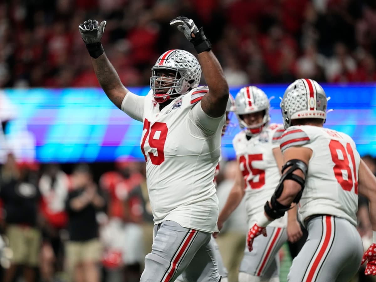 With the 111th pick in the 2023 NFL Draft, the Cleveland Browns select  Dawand Jones, OT THE Ohio State