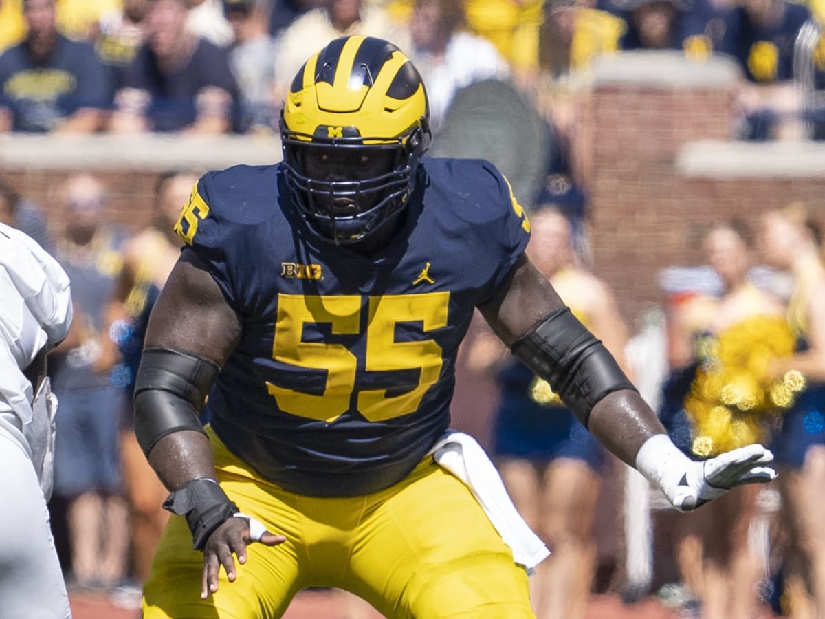 BREAKING: The Seattle Seahawks have selected Michigan center Olusegun  Oluwatimi with the 154th overall pick in the 2023 NFL Draft! #ProBlue…