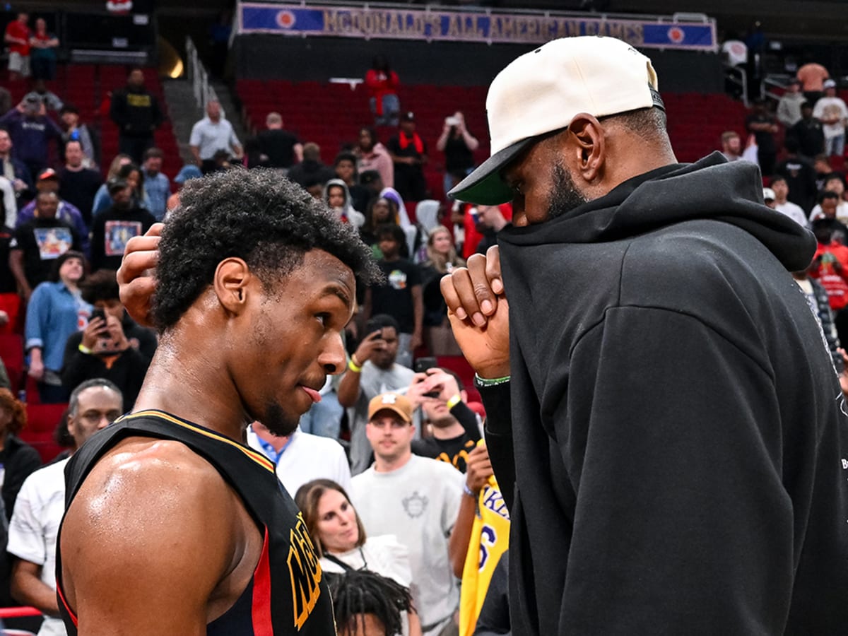 Wellllll ATL shawty: LeBron James reacts to Bronny James' position