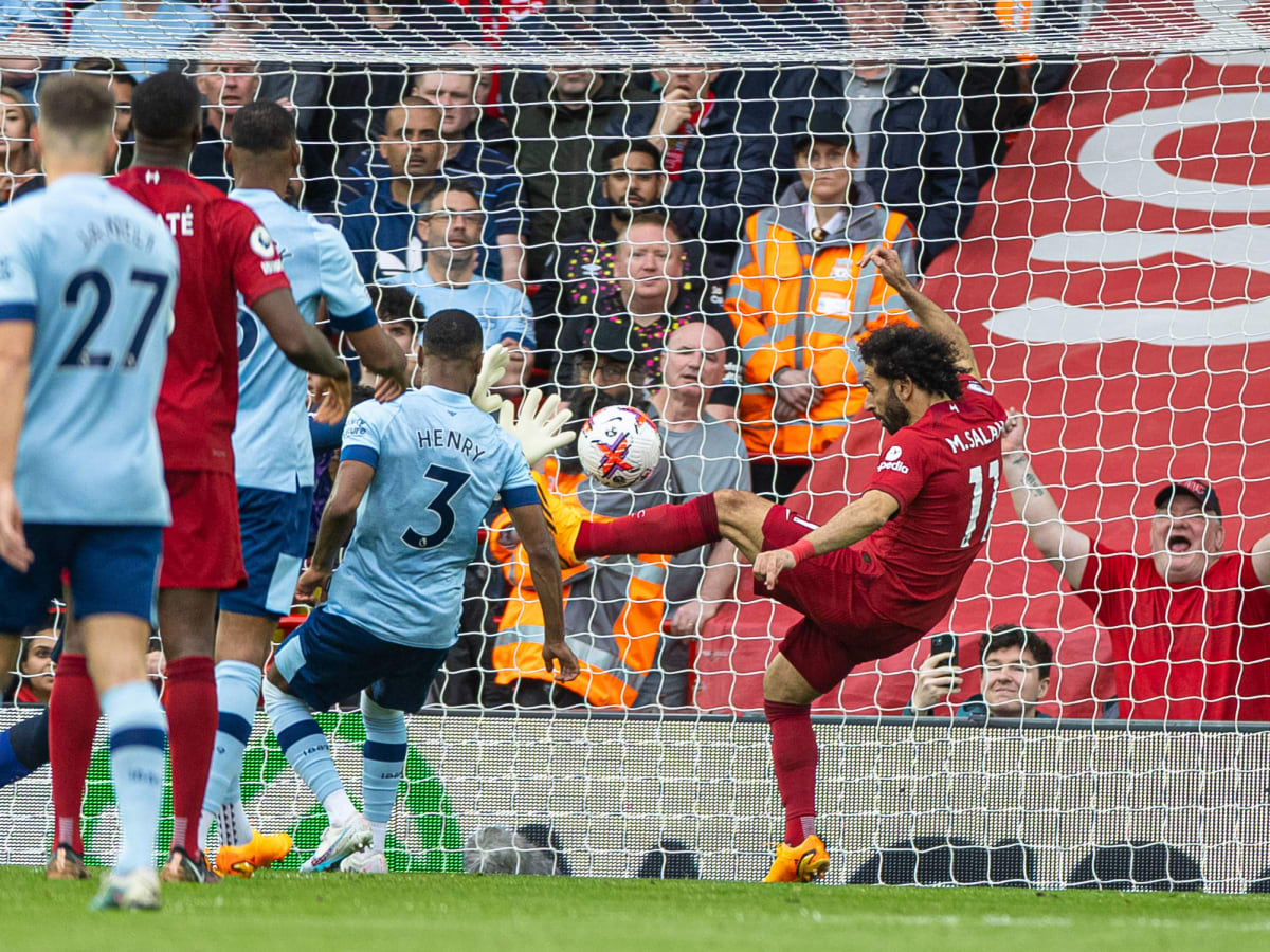 Liverpool FC - 💯 games 7⃣2⃣ goals Mo Salah's Anfield record at