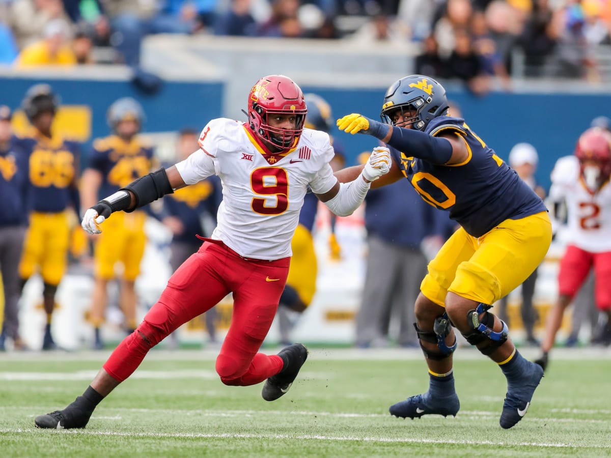 With the No. 15 pick of the 2023 NFL Draft, the New York Jets pick Iowa  State EDGE Will McDonald IV.