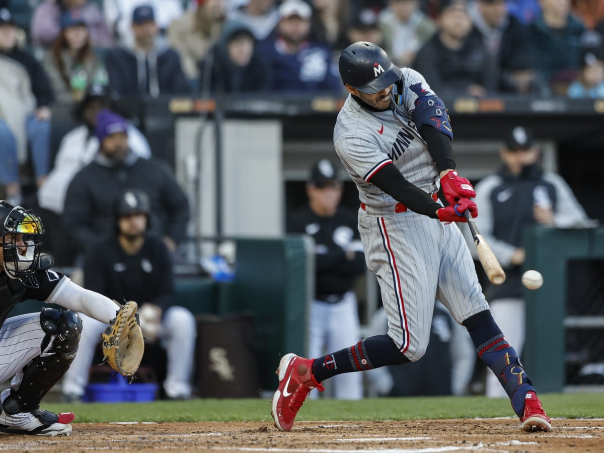 Carlos Correa reaches on a fielding error by right fielder Hunter