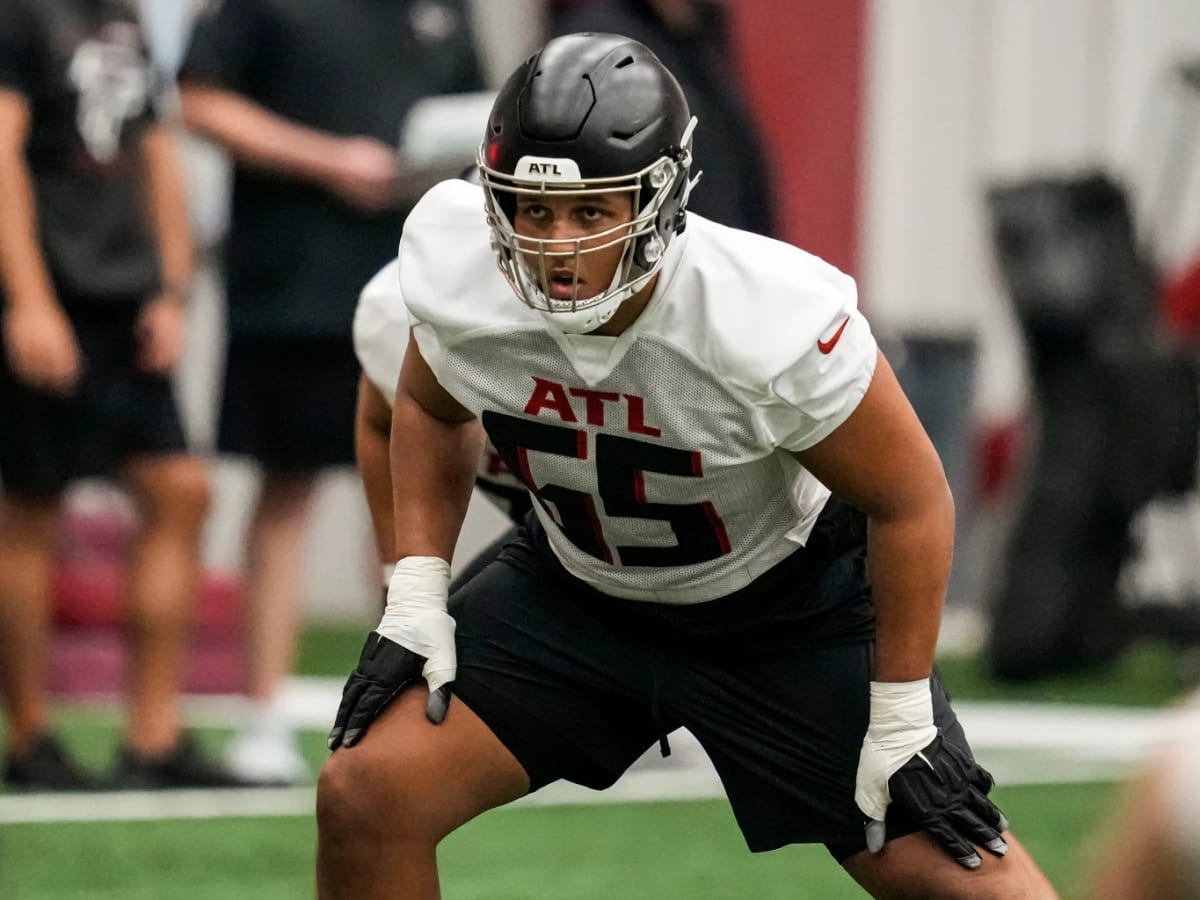 Atlanta Falcons rookie guard Matthew Bergeron needs to step up when pads go  on to earn starting spot