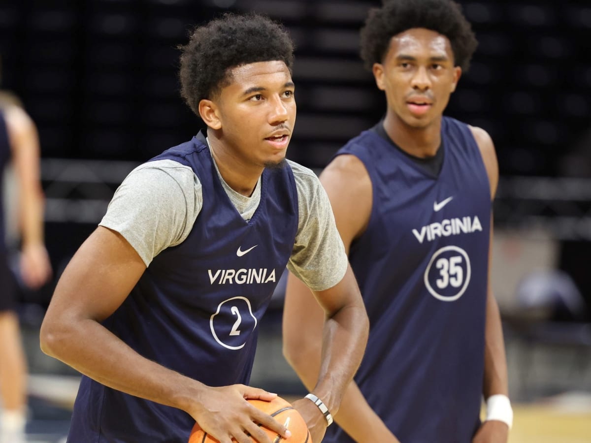 UVA basketball's Reece Beekman flashes at the NBA Combine