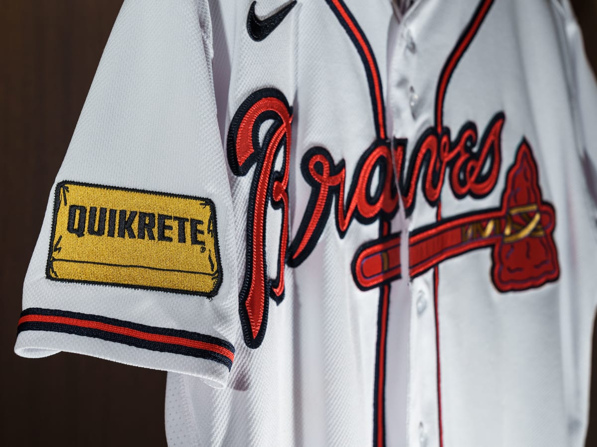 A's cut ties with 'totally unacceptable' minor lea atlanta braves jersey  women red gue food vendor before pictures leaked Atlanta Braves Jerseys  ,MLB Store, Braves Apparel, Baseball Jerseys, Hats, MLB Braves Merchandise