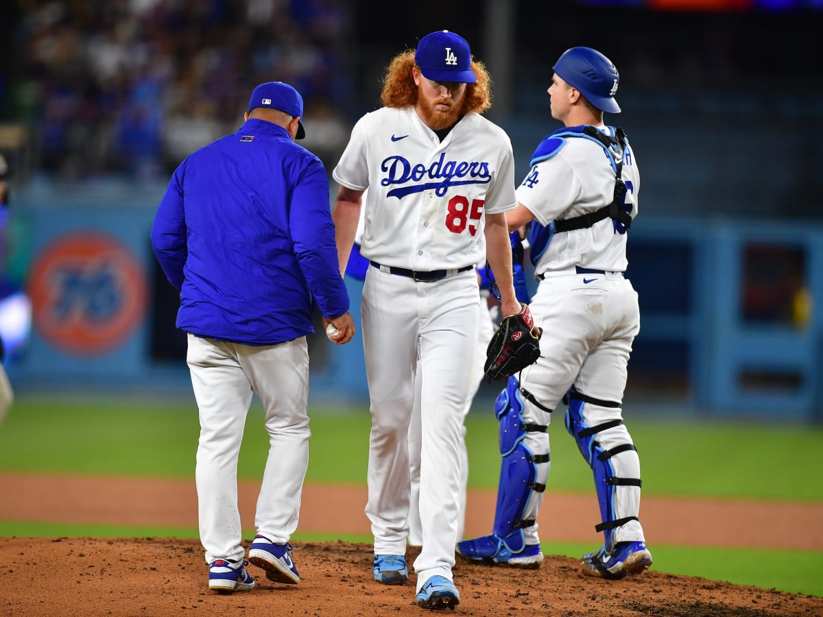 Dustin May Placed on Injured List With Arm Injury, Another Setback For  Depleted Dodgers – NBC Los Angeles