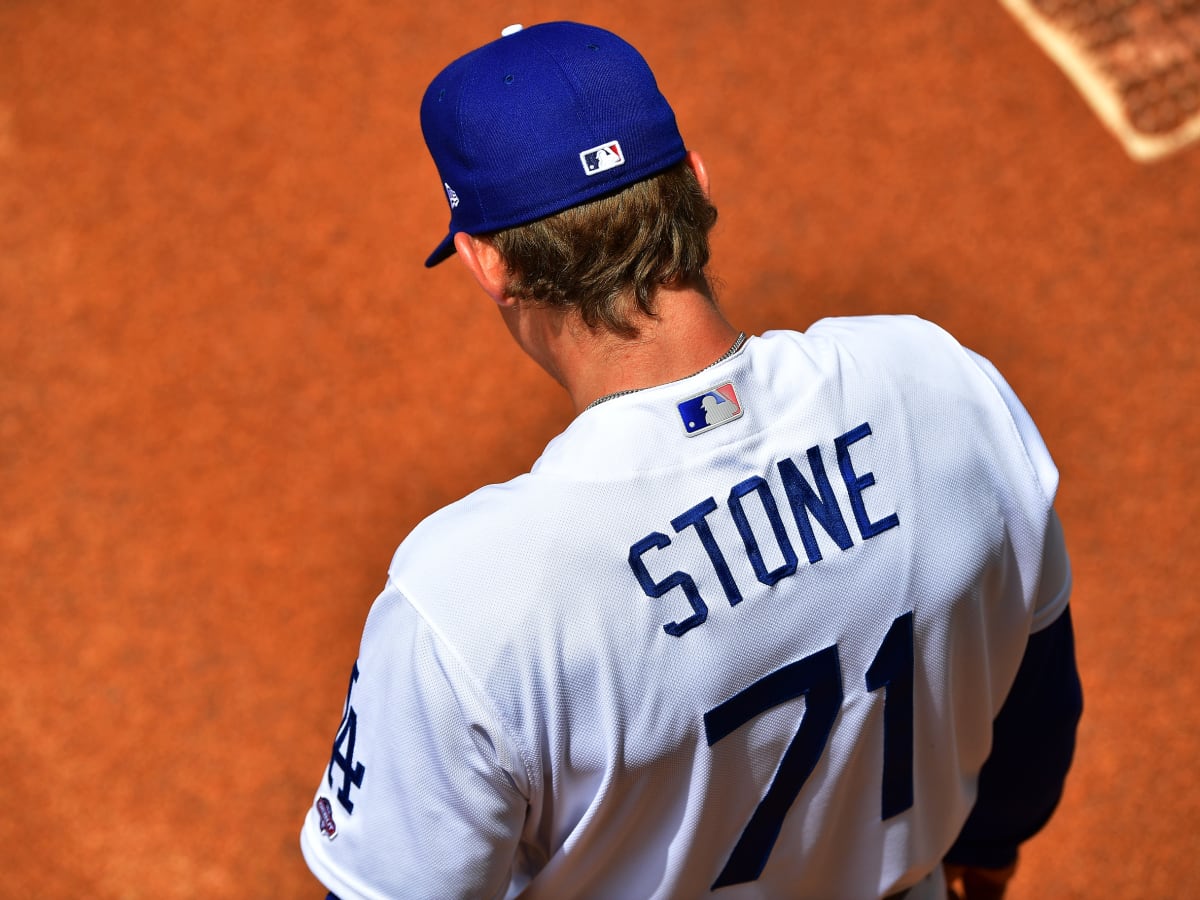 Gavin Stone Becomes Latest Dodgers Rookie To Wear MLB Debut Patch