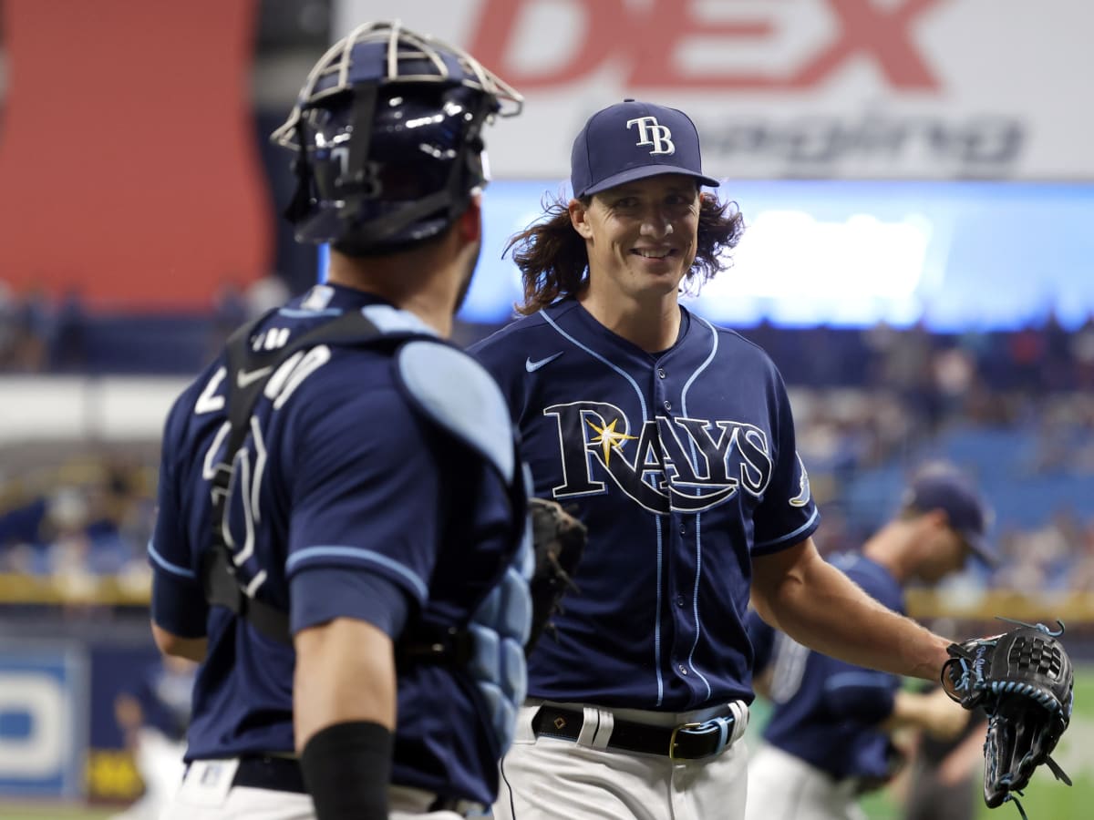 Tyler Glasnow strikes out two in first rehab start