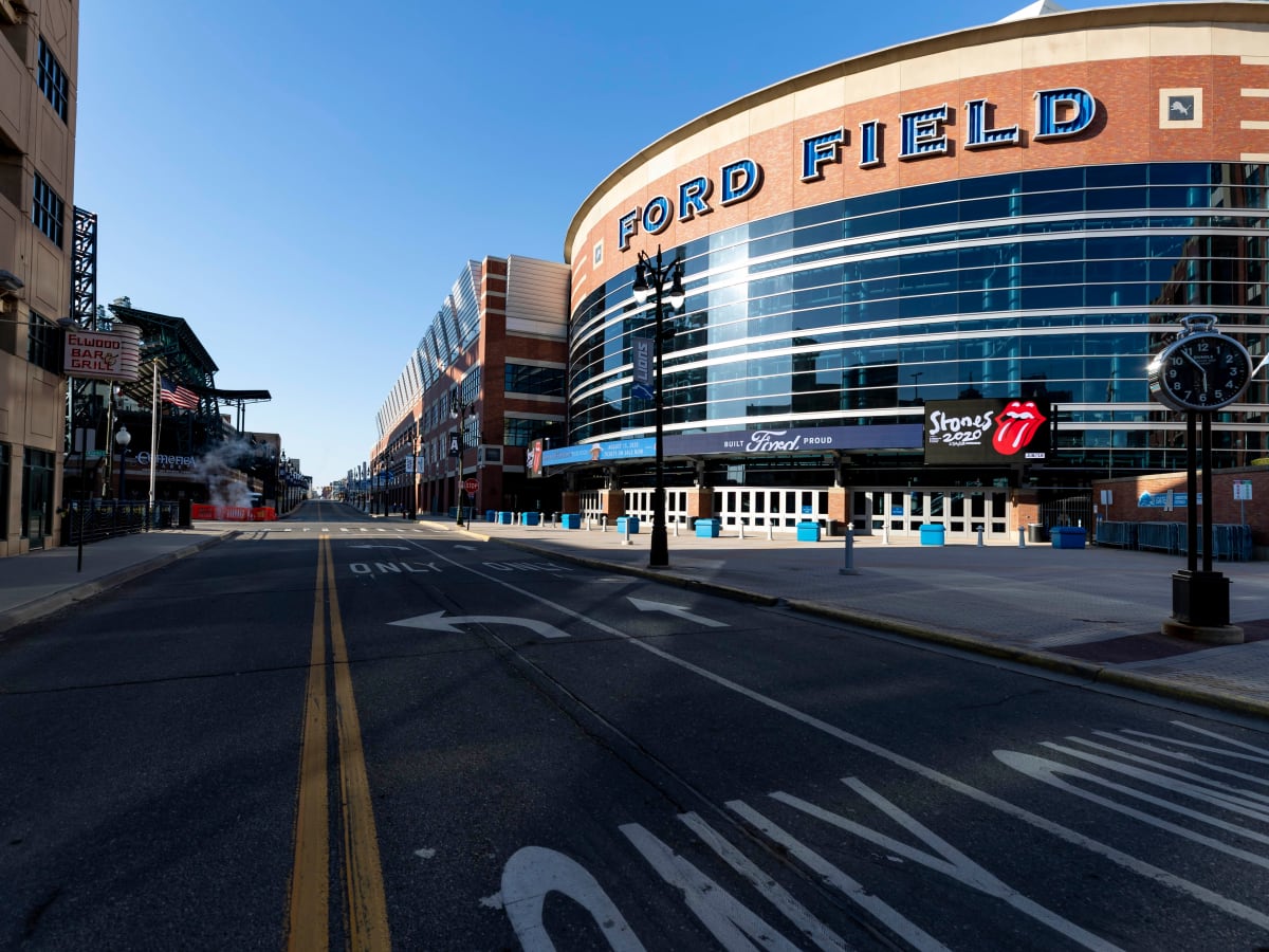 Ford Field Football Stadium in Detroit, Michigan Editorial Image