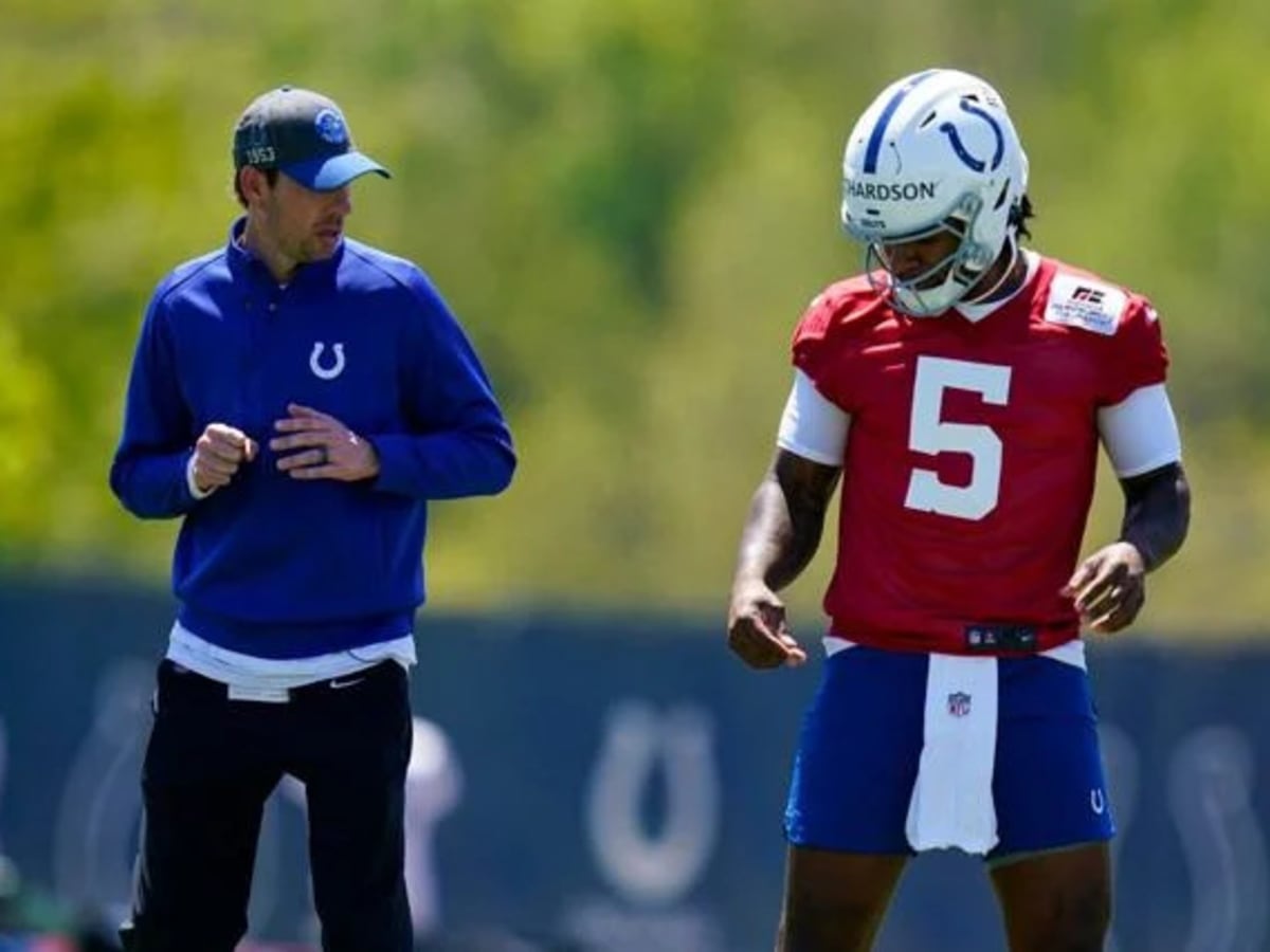 Indianapolis Colts Head Coach Shane Steichen gives mysterious