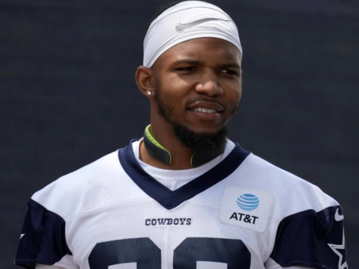 Rehabbing Tony Pollard on field for Cowboys OTAs