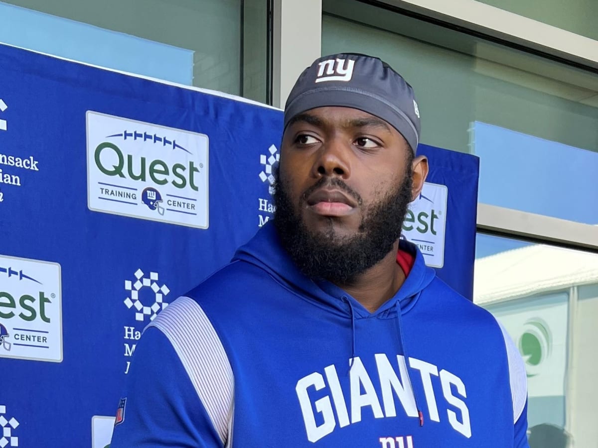 Giants' Andrew Thomas glad to have security, but still has more to