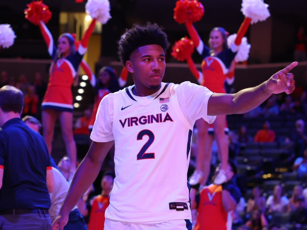 UVA basketball's Reece Beekman flashes at the NBA Combine