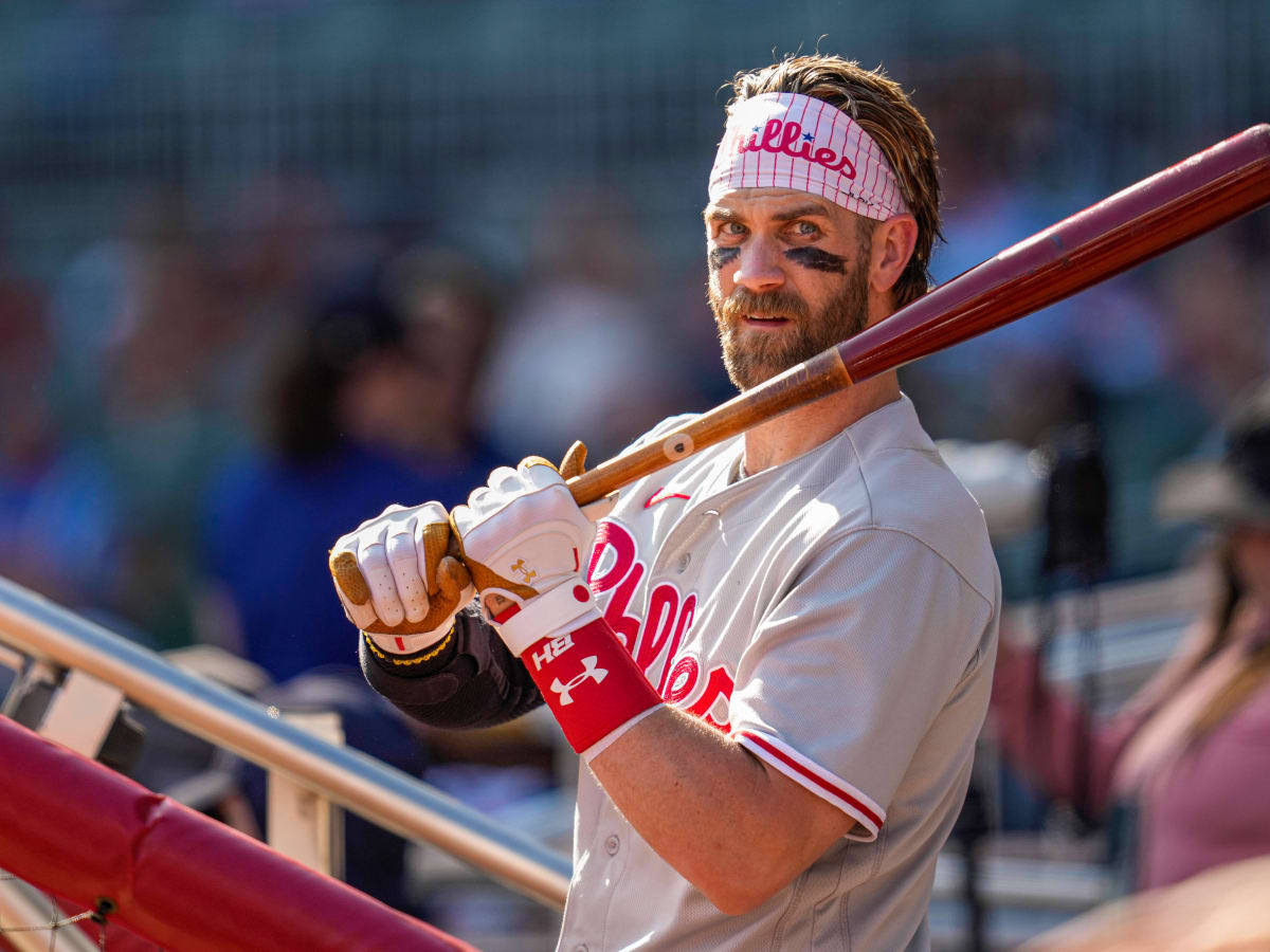 Bryce Harper Spotted Wearing Philadelphia Eagles Socks Against New York  Mets - Sports Illustrated Inside The Phillies