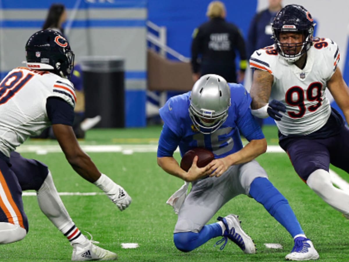 Chicago Bears defensive end Trevis Gipson (99) prior to an NFL