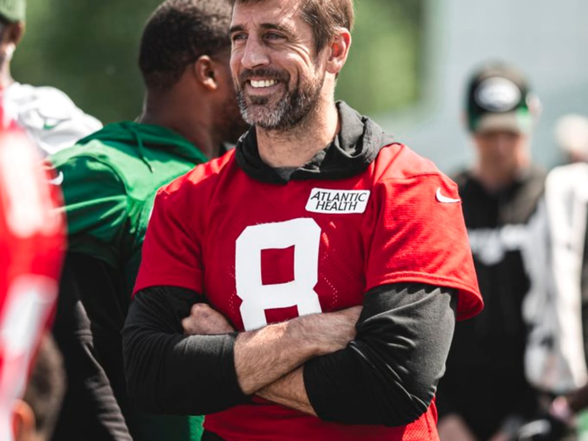 On The Run, Rodgers Reaches Paydirt at New York Jets' OTAs - Sports  Illustrated New York Jets News, Analysis and More