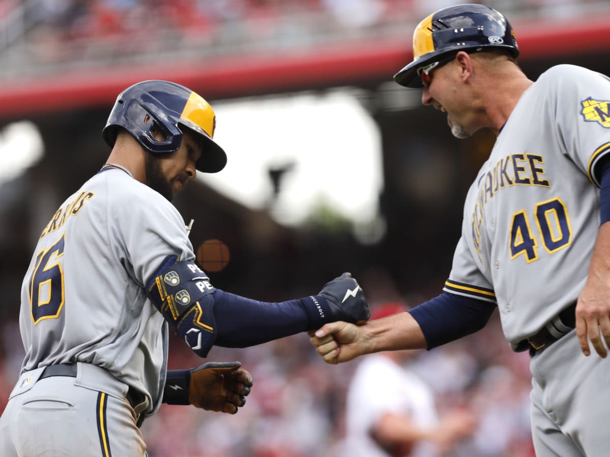 Blake Perkins hits grand slam, Brewers hold off Reds for 10-8 win