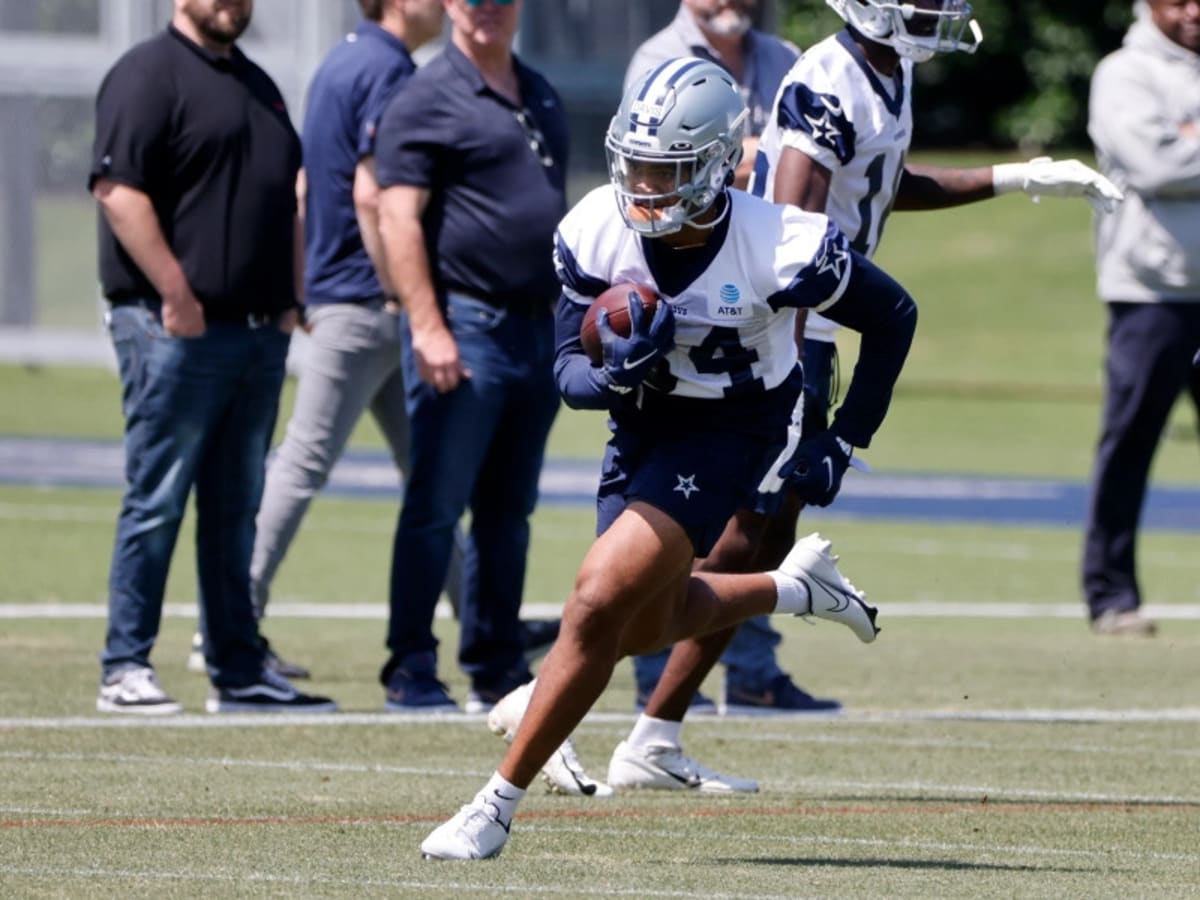 Dallas Cowboys running back Malik Davis (34) runs during an NFL football  game against the Washington Commanders, Sunday, January 8, 2023 in  Landover. (AP Photo/Daniel Kucin Jr Stock Photo - Alamy