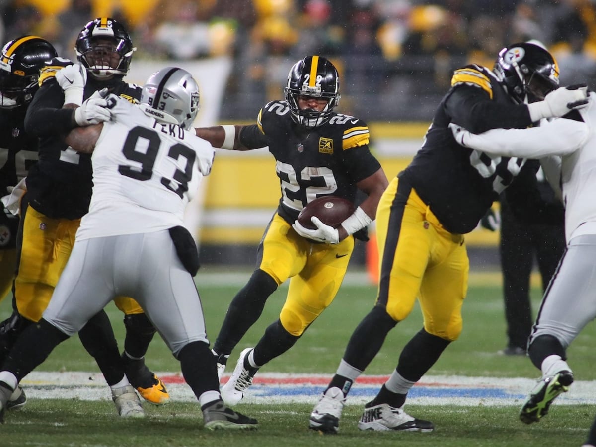 Pittsburgh Steelers defensive end DeMarvin Leal during an NFL football game  against the New York Jets at Acrisure Stadium, Sunday, Oct. 2, 2022 in  Pittsburgh, Penn. (Winslow Townson/AP Images for Panini Stock