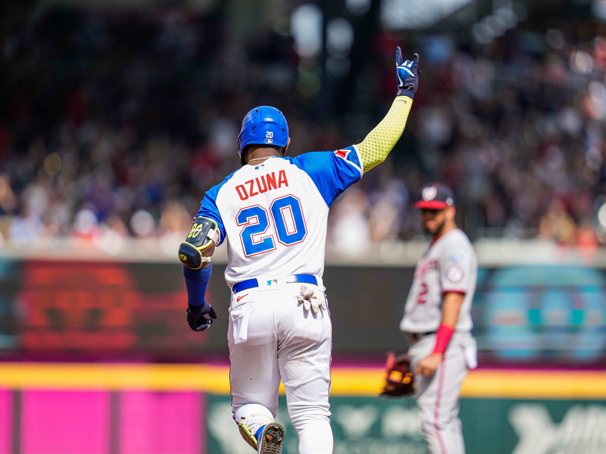 Marcell Ozuna hit a deep homer to tie the game at six runs apiece