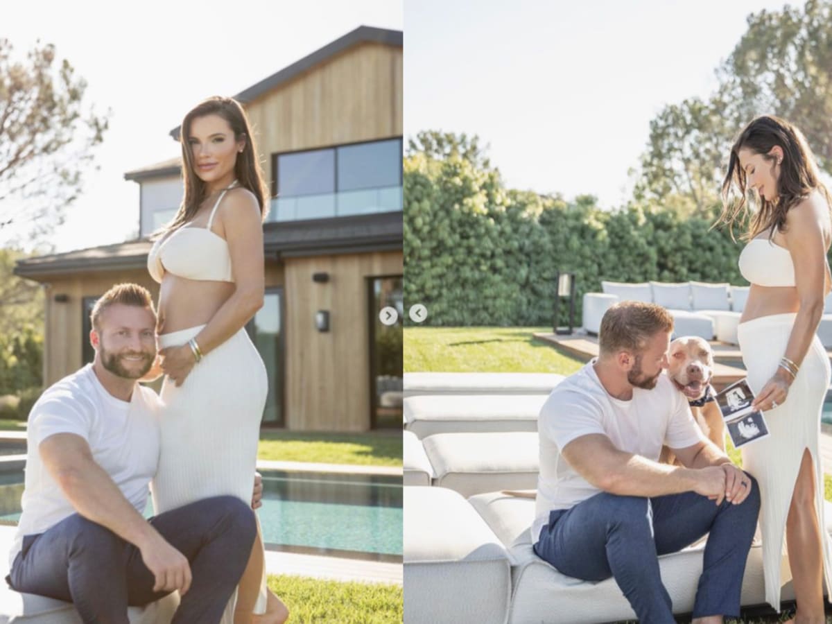 Rams' Sean McVay, wife Veronika Khomyn announce pregnancy