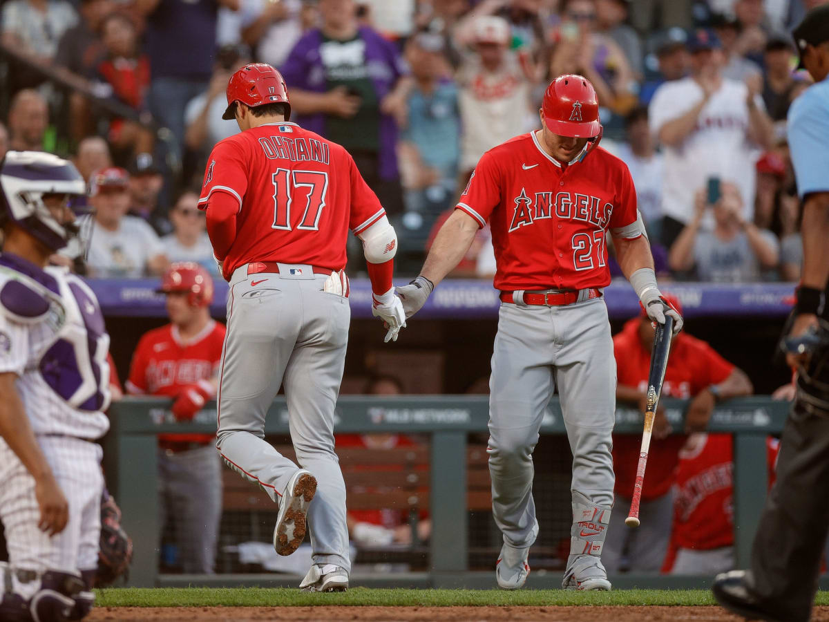 Shohei Ohtani & Mike Trout Los Angeles Angels of Anaheim 8x10