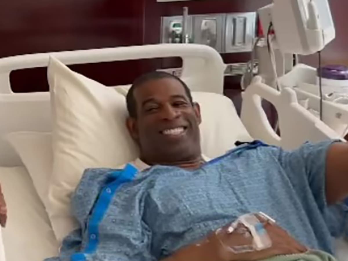 Deion Sanders expects hospital release Sunday, 2 days after surgery for  blood clots in his legs - NBC Sports