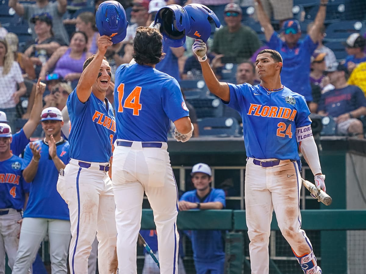 See all 6 Florida baseball home runs from record-breaking performance vs.  LSU at CWS final