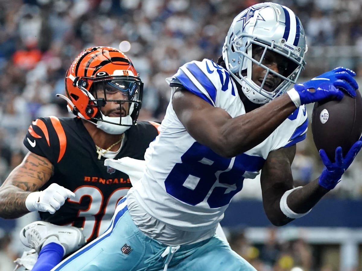 Dallas Cowboys wide receiver Noah Brown (85) runs during an NFL football  game against the Washington Commanders, Sunday, January 8, 2023 in  Landover. (AP Photo/Daniel Kucin Jr Stock Photo - Alamy