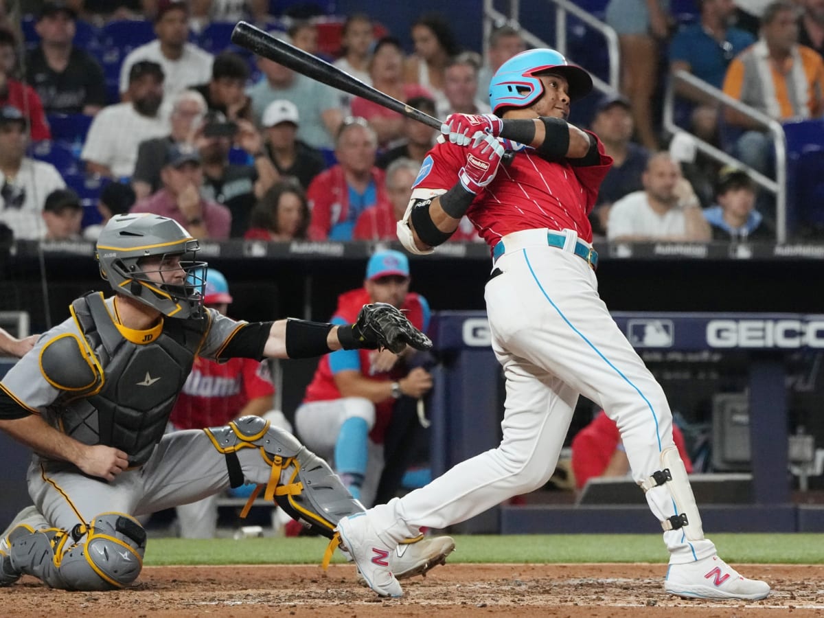 It's Nearly the Fourth of July and Miami's Luis Arráez Is Hitting