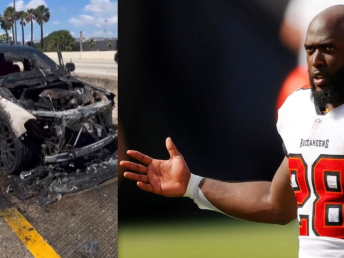 NFL RB Leonard Fournette escapes serious injury after car catches fire on  the road 