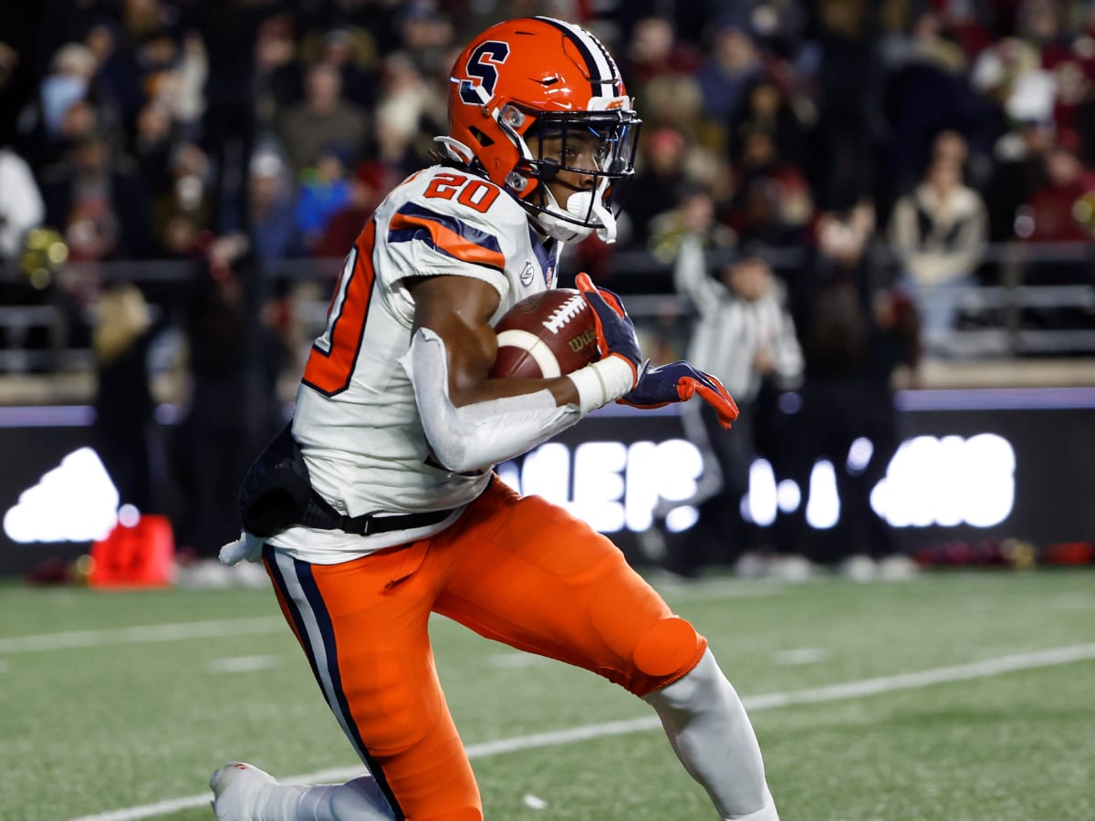 LeQuint Allen made his first start in the Pinstripe Bowl. He's