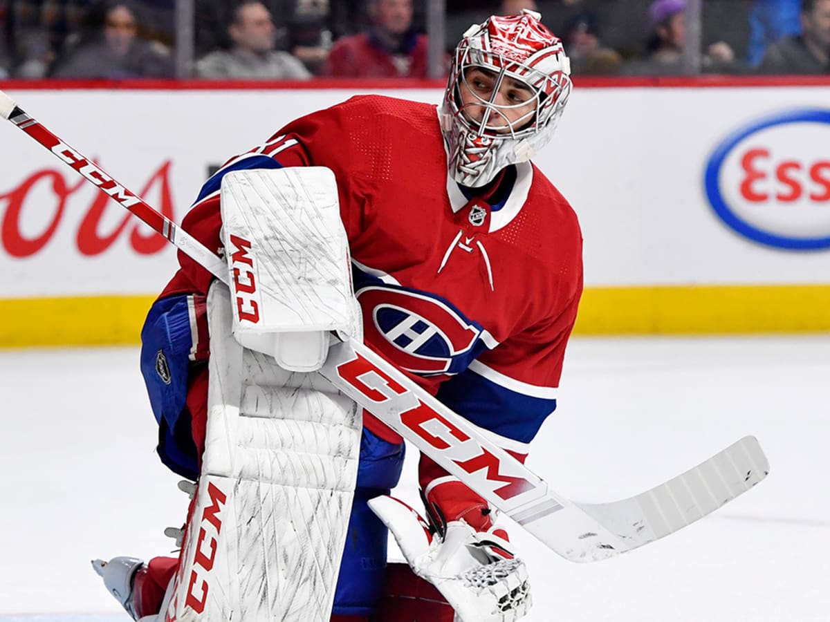 Canadiens netminder Carey Price goes blank when announcing