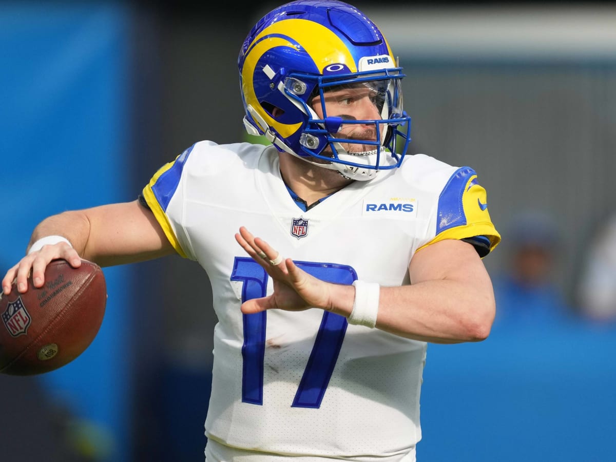 Los Angeles Rams Trail Las Vegas Raiders at Halftime, But QB Baker Mayfield  Solid in LA Debut - Sports Illustrated LA Rams News, Analysis and More