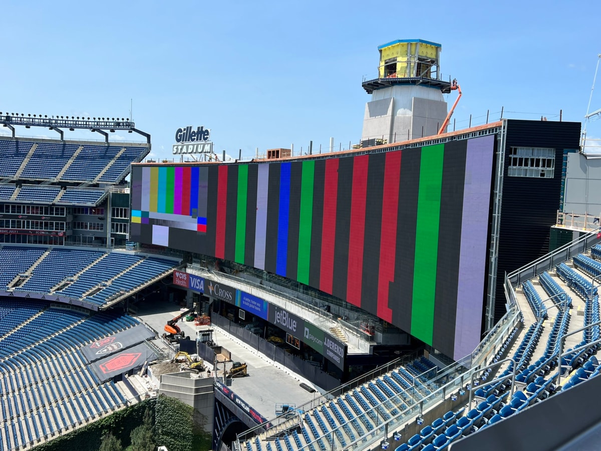 The Tallest Lighthouse in America is Now at Gillette Stadium