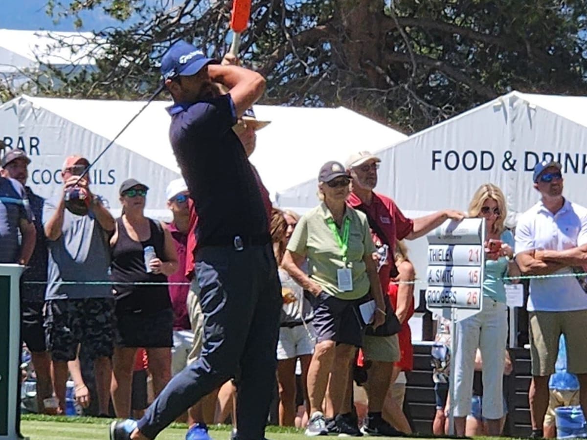 Jets: Aaron Rodgers hilariously signs belly of pregnant woman at golf  tournament