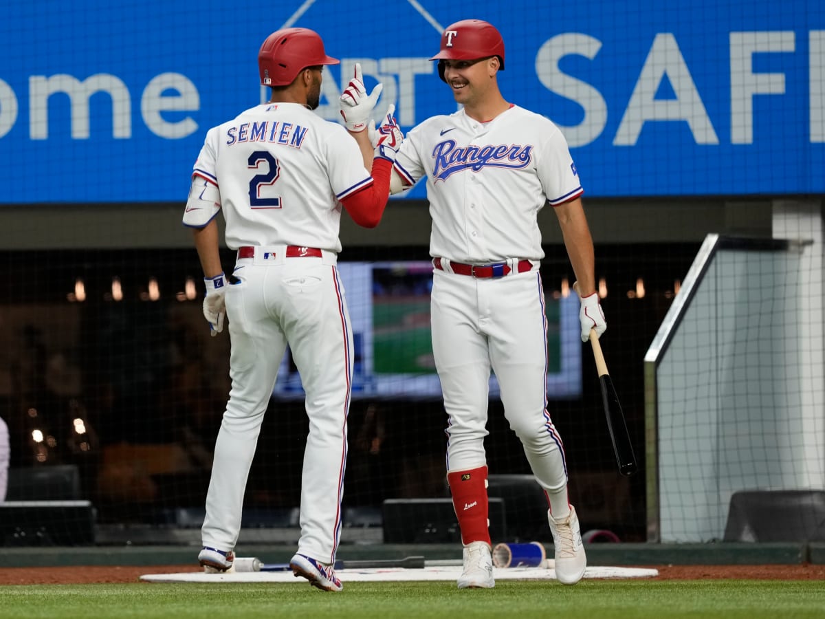 The Texas Rangers introduce Marcus Semien