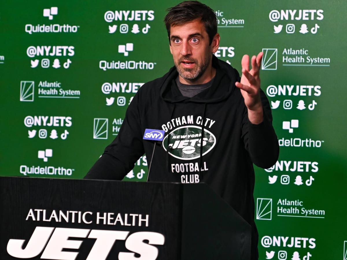 Aaron Rodgers Gotham City Jets Football Club Shirt in 2023