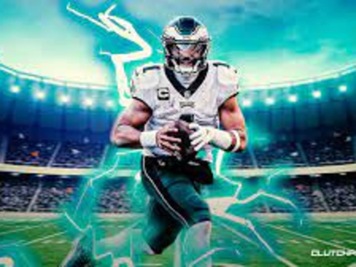 Download Jalen Hurts leading the Philadelphia Eagles Wallpaper