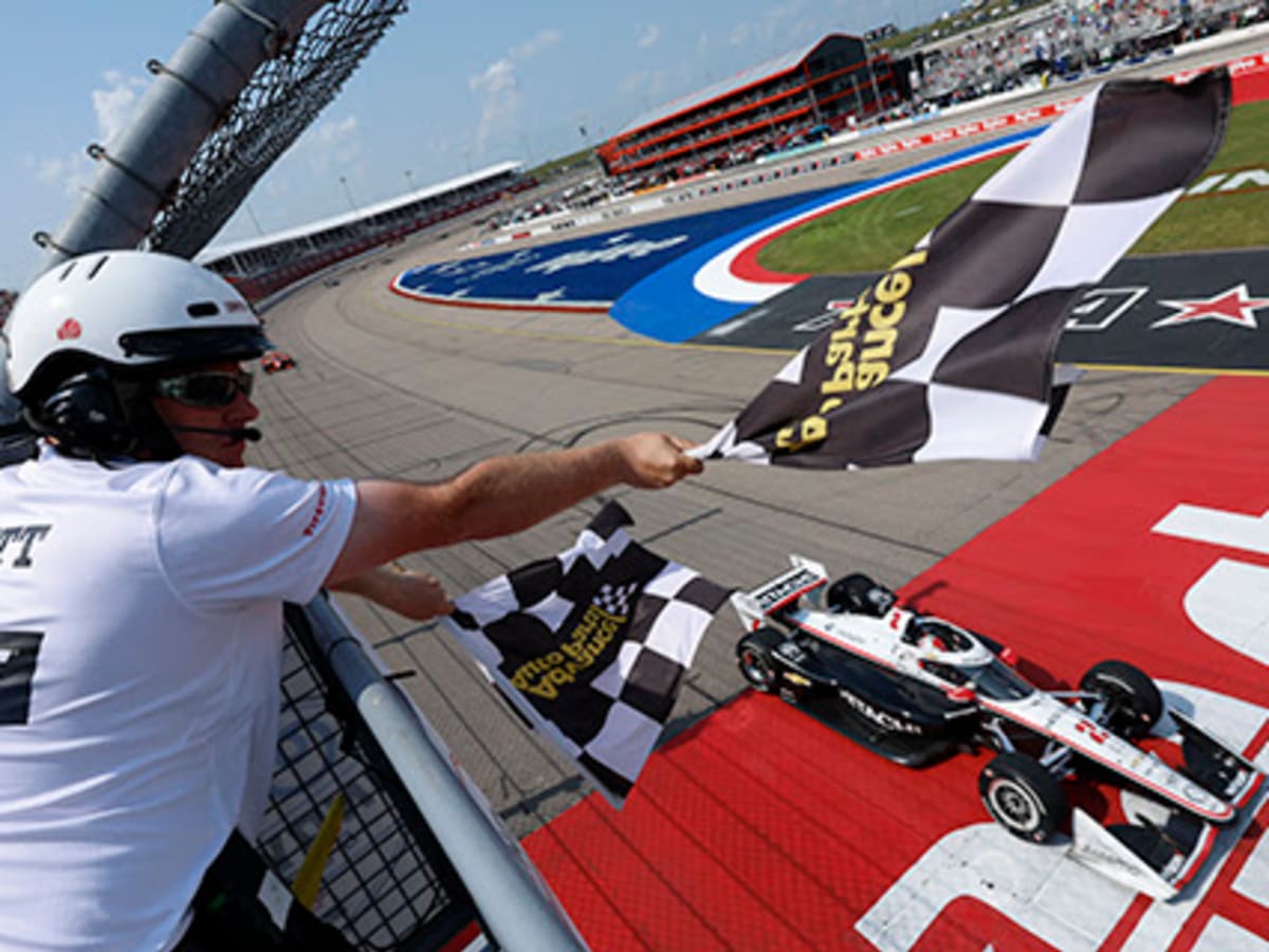 Watch video replay of Indy 500 winner Josef Newgarden taking the checkered  flag