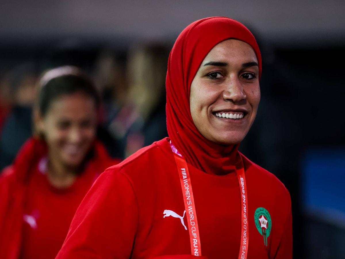 Morocco's Benzina becomes first player to wear hijab at FIFA Women's World  Cup