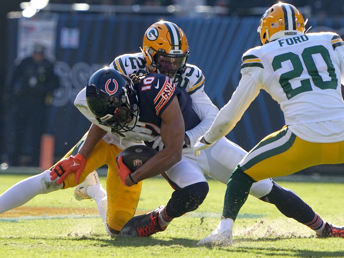 Bears Coach Matt Eberflus Deflects Onslaught of Chase Claypool