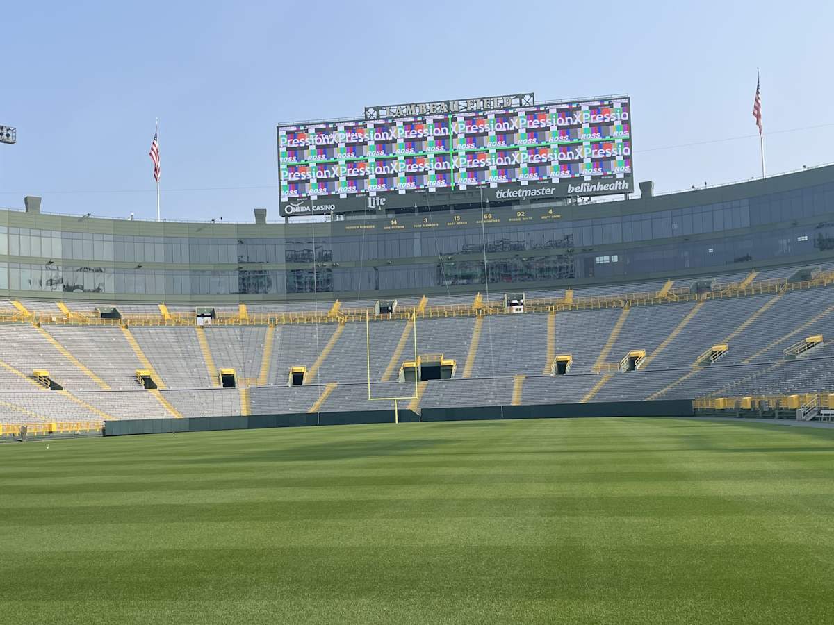 Lambeau Field ready for Saturday's preseason matchup against Seattle