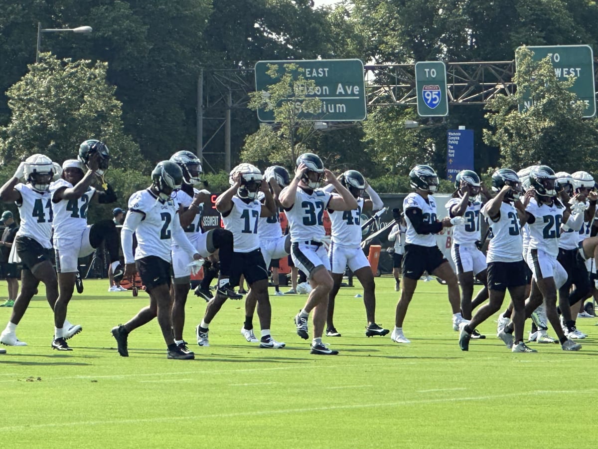 Eagles practice: Jalen Carter flashes; Reed Blankenship locks down