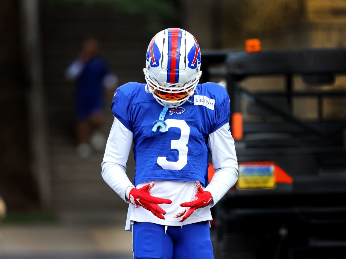 Damar Hamlin: Buffalo Bills safety practises in pads for first