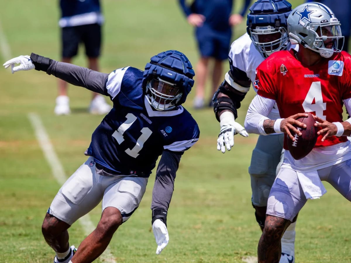 Video: Cowboys' Micah Parsons Accidentally Hits Dak Prescott Low