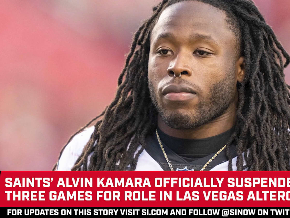 New Orleans Saints' Alvin Kamara suspended 3 games for violating