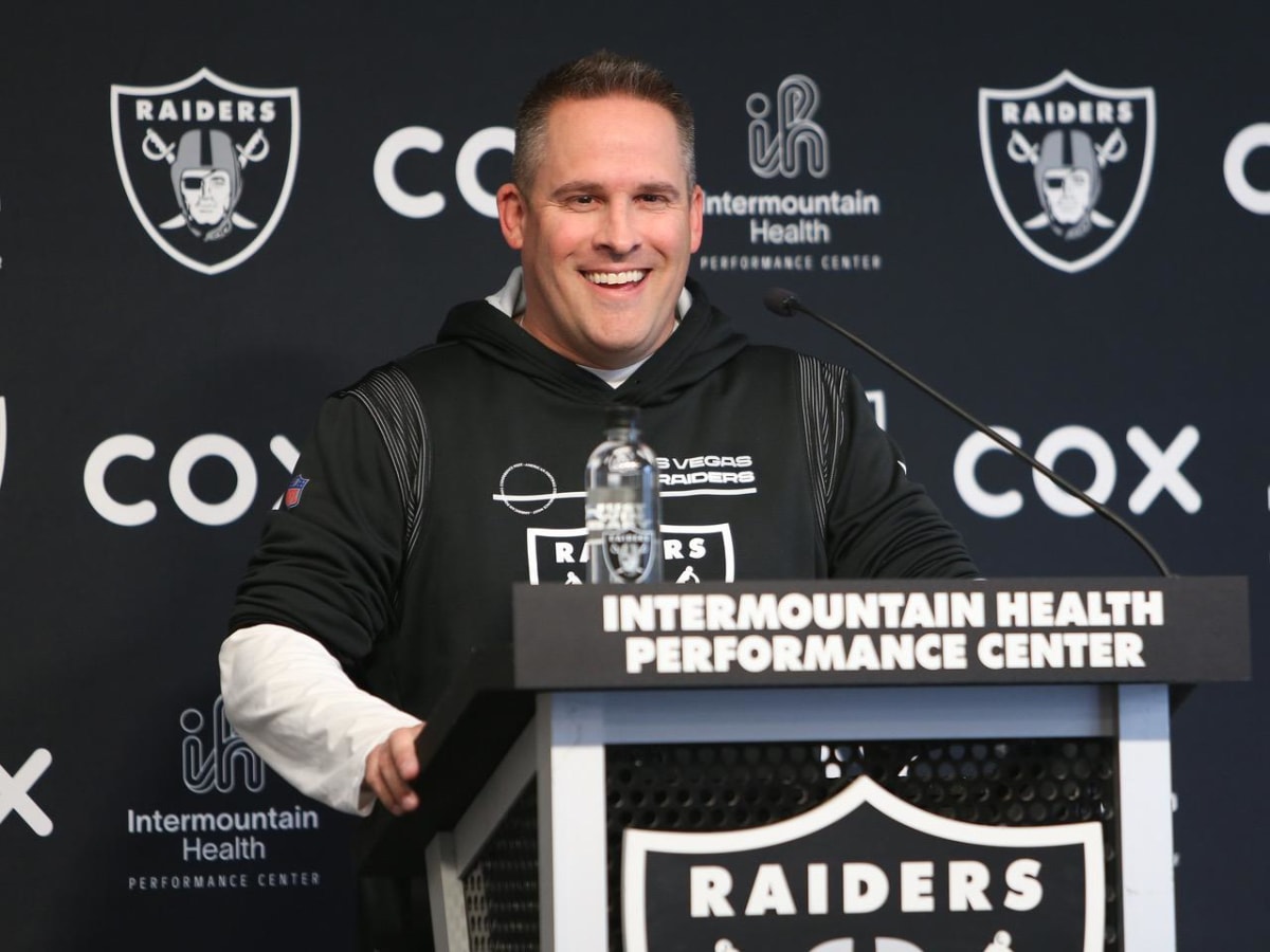 Las Vegas Raiders head coach Josh McDaniels is seen during the second half  of an NFL football game against the Dallas Cowboys, Saturday, Aug. 26,  2023, in Arlington, Texas. Dallas won 31-16. (