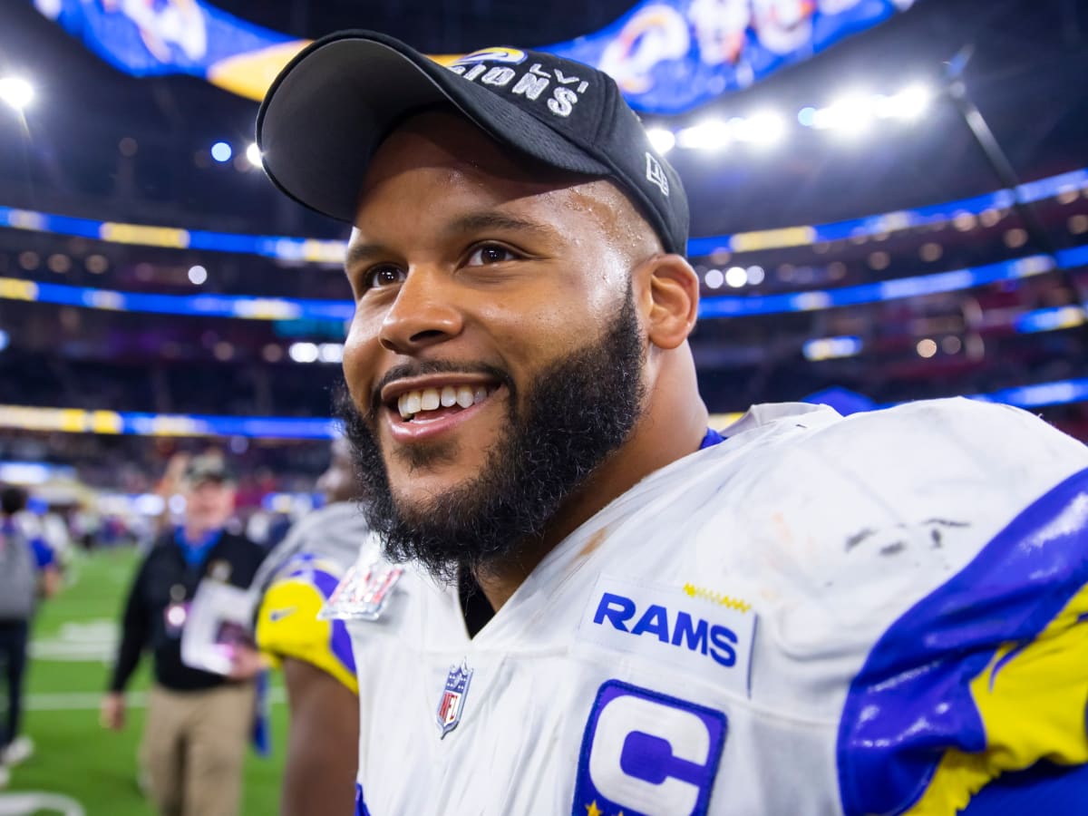 Rams restructure Aaron Donald contract to make him highest-paid