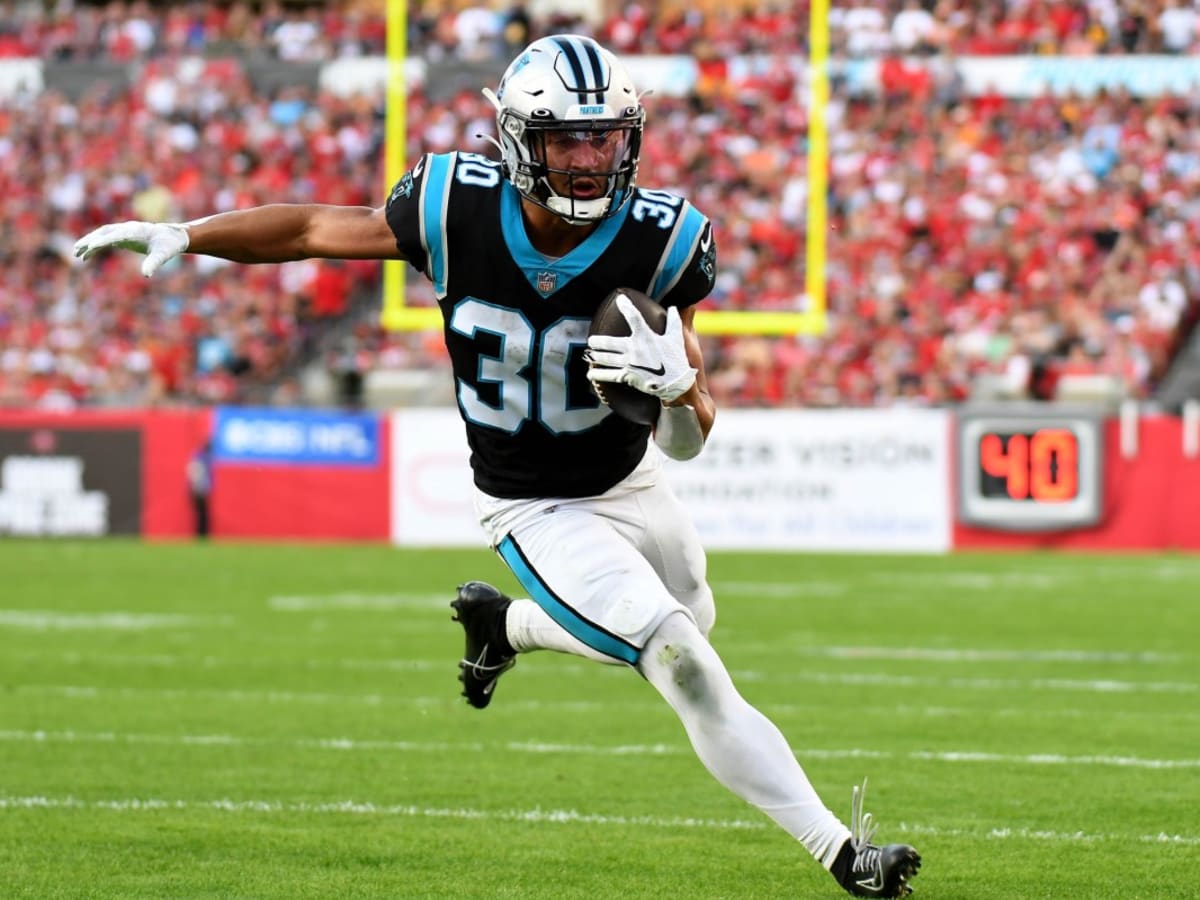 Carolina Panthers running back Chuba Hubbard churns past pileup for  explosive 59-YARD burst